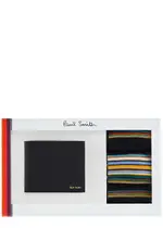 Paul Smith Leather Wallet and Socks Gift set - Black - One Size ONE SIZE