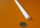 Teflon PTFE Virgin White Rods (1/2) .500" Diameter x 48" Long