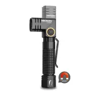 Nicron L74 Mini Tiny 400 Lumens Tactical EDC Flashlight L-shape LED Torch Rechargeable with Magnet 90 Degree IP65 Waterp