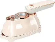 Portable Travel Steamer for Clothes 2 in 1 Dry and Wet Ironing 20s Fast Heat-Up Compact Travel Size 1200W Rotatable Handheld Garme Steamer Iron with Temperature Gauge for Home Travel