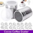 Stainless Steel Icing Sugar Cocoa Coffee Shaker Chocolate Powder Flour Duster