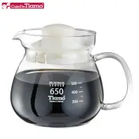 在飛比找momo購物網優惠-【Tiamo】玻璃壺玻璃把手650cc-白(HG2202W)