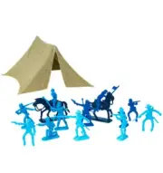 Original Gulliver Play Set Super Battle Apache Fort Indian Collectible Toy