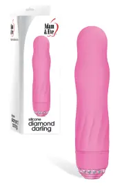 Adam and Eve 4.75" Rhinestone Accented Classic Vibrator