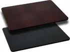 Glenbrook 24'' X 42'' Rectangular Table Top with Black or Mahogany Reversible La