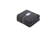 Goldair Platinum XL Faux Fur Reversible Heated Throw Blanket 180x200cm Black