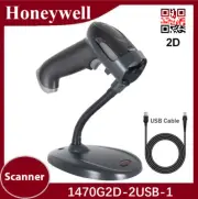 Honeywell Voyager 1470G2D Handheld 1D 2D Area-Imaging Barcode Scanner with Stand