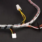 Wrap 0.591" (15mm) Outside Diameter Translucent 33 ft. Spiral Harness Wrap 0.591