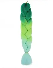 Ombre Kanekalon Braiding Hair Ombre Jumbo Extensions 24 Inch Jumbo Braid Synthetic Braiding Afro Braiding Hair Extensions Twist Jumbo Box Braids Synthetic Hair Women Pack of 3