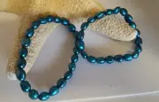NEW HONORA STRETCH BRACELET SET(2) BAROQUE BRACELETS INDIGO 1 AV/1 LARGER