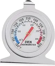 Instant Read Oven Thermometer High Temperature Resistant Stainless Steel Easy to Clean with Protective Lens Versatile for Ovens Grills Barbecues Accurate Temperature for Baking