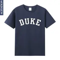 在飛比找蝦皮購物優惠-美國名校NCAA杜克大學t恤男寬鬆短袖學生DUKE球衣籃球訓