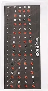 Bass Fretboard Stickers | Easy to Read Guitar Note Sticker,Fret Map Sticker for Kids, No Glue Left, Easy to Apply and, Guitar Note Stickers for Learning Notes Helves