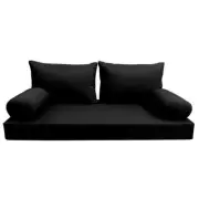 *COVER ONLY*-Style 2 Daybed Mattress Bolster Pillow Covers Knife Edge Crib-AD109