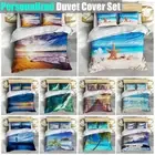 Starfish Shell Conch Beach Seaside Coconut Doona Duvet Quilt Cover Bedding Set