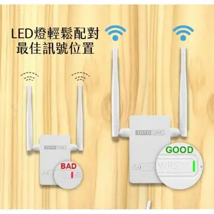 TOTOLINK EX200 雙天線 無線WIFI訊號增強器 延伸器 中繼器 強波器 訊號放大器