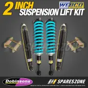 2" 50mm Easy Lift Kit Webco Shocks Dobinsons Coils for Foton Tunland 12-on