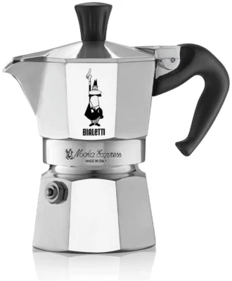 Bialetti 6857 Moka Express Coffee Maker, 1 Cup, Aluminum, CM036 Size Name:1 Cup