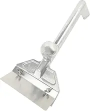 POPETPOP Heavy Duty Stainless Steel Grill Scraper Edge Cooking Scraper for BBQ Non Stick Food Durable Griddle Tool for Safe Efficient Cleaning Kitchen Accessory