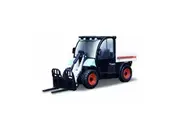 Bburago Licensed 10cm BobCat Toolcat 5600 With Pallet Fork High Detail Mini Forklift Model