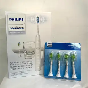 【贈刷頭四入】PHILIPS 飛利浦 Sonicare 煥白閃耀智能音波震動牙刷 HX9912 白色 (7.3折)