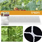 Plant Trellis Netting Polyester Climbing Net Trellis Netting Mesh Plant Support☬