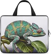 Laptop Case Sleeve Shockproof Computer Carrying Bag Chameleon Laptop Bag Tote Lightweight Notebook Case Cover Traveling Briefcase Handle Bags for Travel Business 17inch, Chameleon, 17inch