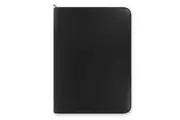 Filofax 32cm A4 Metropol Zipped Folio Personal Organiser w Ruled Notepad BLK