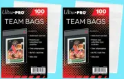 200 ULTRA PRO TEAM SET BAGS Resealable Strip card sleeve pack sports trading