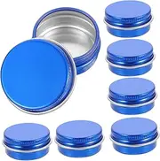 OSOLADY Diy Candlemaking Supplies 10pcs Aluminum Tins Small Metal Containers Airtight Tin Reusable Travel Case