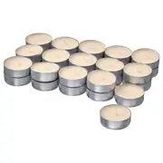 GLANSLIND scented tealight, smoky vanilla/light beige, 3.5 hr