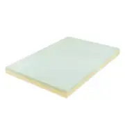 Zinus Mattress Toppers Full Memory Foam Classic Medium No Pocket Green/Yellow