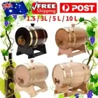 1.5/3L/5 L/10L Oak Timber Wine Barrel Beer Whiskey Rum Brewing Port Keg Home Bar