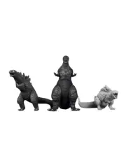 2024 BANDAI SHIN GODZILLA ORTHO MORPH SET Movie Monster Monochrome NEW IN HAND!