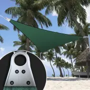 ColourTree Custom Size Green Sun Shade Sail with Super Ring Right Triangle Large