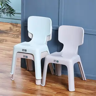 加厚兒童餐椅靠背幼兒園塑料凳子寶寶椅學生椅防滑家用舒適靠背椅