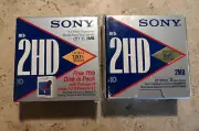 SONY 3.5" Micro New Floppy Disks 2MB Double Sided IBM MFD-2HD Open Boxes 20 Pcs