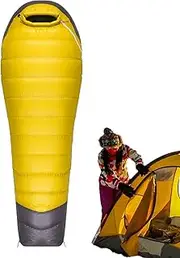 Mummy Sleeping Bag - Winter Sleeping Bags for Adults - Down Sleeping Bag, Ultralight Compact Mummy Sleeping Bags for Adults, Cold Weather Backpacking Sleeping Bag for Camping Hiking
