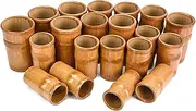 Bamboo Cupping Set Detox and Relaxation Kit Fire and Vacuum Cupping Therapy Kit Carbonized Bamboo Jars for Home Use Cupping Tools