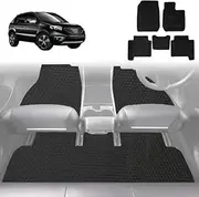 Outback GT 6D Diamond Custom-Fit Car Floor Mats, Compatible with for Renault KOLEOS 2016-Current | Heavy Duty | Anti-Slip | All Weather Protection | Car Accessories
