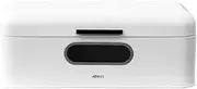Avanti Retro Bread Bin with Window, Large, White