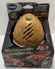 VTech Switch and Go Hatch and Roaaar Egg Velociraptor Racer - English Edition