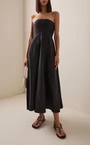[BONDI BORN] Borrio Strapless Midi Dress