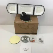 iMaihom BDD100G-3 Black Waterproof Motion Sensor Outdoor Security Flood Light