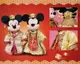 大賀屋 結婚賀禮 宮廷裝 米奇 米妮 新年 玩偶 娃娃 坐姿 擺件 擺飾 裝飾 米奇 米妮 迪士尼 正版 T00120697