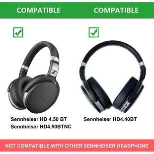 森海HD4.50替換耳罩適用 Sennheiser HD4.50BT, HD4.50BTNC, HD4.40BT 一對裝