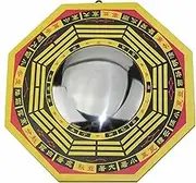 Zhubobo Feng Shui Traditional Chinese -Convex Bagua Octagon Mirror BA GUA Home Decor. (5 inch)