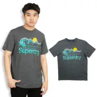 在飛比找momo購物網優惠-【Superdry】極度乾燥 深灰 漸層 短T superd