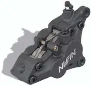 NISSIN Brake Caliper 4 pistons - Front Right, black