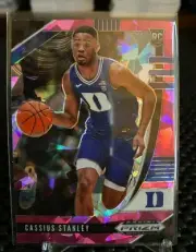 Cassius Stanley 2020-21 Prizm Draft Pick Pink Cracked ICE Rookie SP RC #68